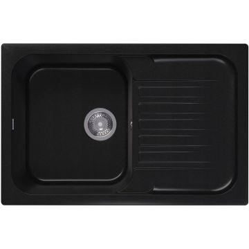 Мойка кухонная прямоугольная Dr. gans (Др. Ганс) Адель 780 Графит (25.090.C0780.411)