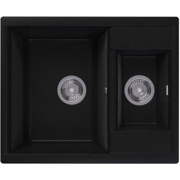 Мойка кухонная прямоугольная Dr. Gans (Др. Ганс) Астра (Astra) 620К Черный (25.065.D0620.407)