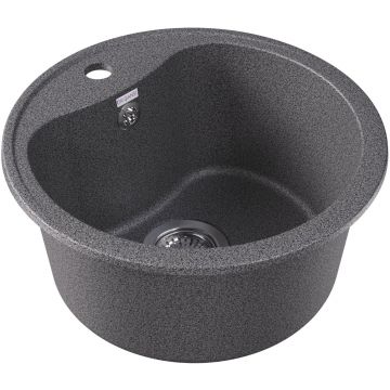 Мойка кухонная округлая Dr. gans (Др. Ганс) Дора Базальт (25.015.B0435.409)