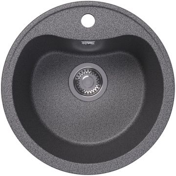 Мойка кухонная округлая Dr. gans (Др. Ганс) Дора Базальт (25.015.B0435.409)