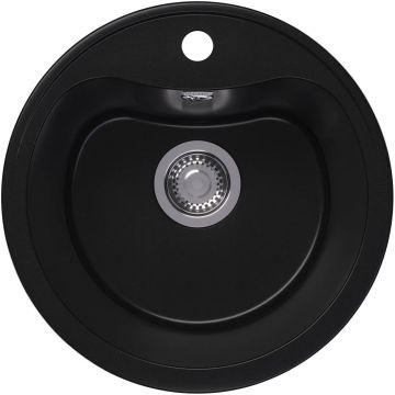 Мойка кухонная округлая Dr. gans (Др. Ганс) Дора Графит (25.015.B0435.411)
