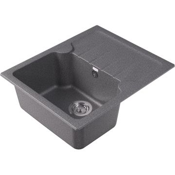 Мойка кухонная прямоугольная Dr. gans (Др. Ганс) Лора 620 Базальт (25.020.A0620.409)