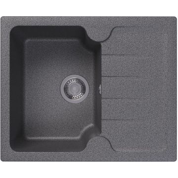 Мойка кухонная прямоугольная Dr. gans (Др. Ганс) Лора 620 Базальт (25.020.A0620.409)