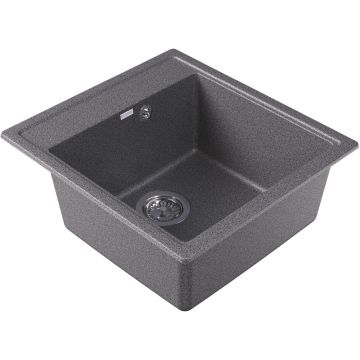 Мойка кухонная квадратная Dr. Gans (Др. Ганс) Ника (Nika) 470 Базальт (25.070.B0470.409)