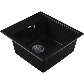 Мойка кухонная квадратная Dr. gans (Др. Ганс) Ника 470 Графит (25.070.B0470.411)