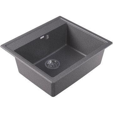 Мойка кухонная прямоугольная Dr. Gans (Др. Ганс) Ника (Nika) 570 Базальт (25.070.D0570.409)