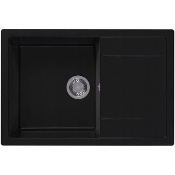 Мойка кухонная прямоугольная Dr. gans (Др. Ганс) Техно 760 Графит (25.030.D0760.411)