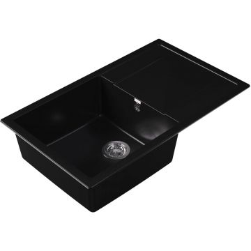 Мойка кухонная прямоугольная Dr. gans (Др. Ганс) Техно 860 Графит (25.030.D0860.411)