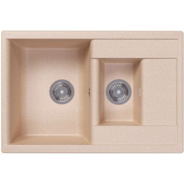 Мойка кухонная прямоугольная Dr. Gans (Др. Ганс) Астра (Astra) 760К Латте (25.065.D0760.403)