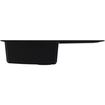 Мойка кухонная прямоугольная Dr. gans (Др. Ганс) Техно 860 Черный (25.030.D0860.407)