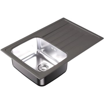 Мойка кухонная прямоугольная Dr. gans (Др. Ганс) Дуэт 760 Везувий (26.120.B0760.410)