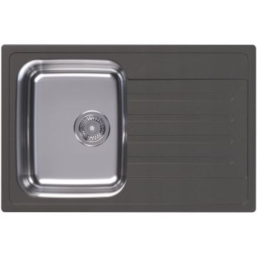 Мойка кухонная прямоугольная Dr. gans (Др. Ганс) Дуэт 760 Везувий (26.120.B0760.410)