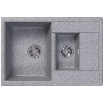 Мойка кухонная прямоугольная Dr. Gans (Др. Ганс) Астра (Astra) 760К Серый (25.065.D0760.408)
