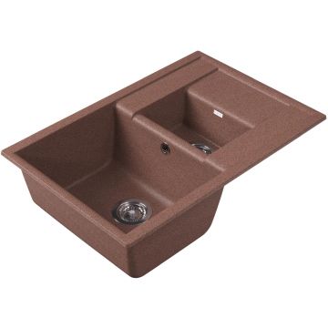 Мойка кухонная прямоугольная Dr. Gans (Др. Ганс) Астра (Astra) 760К Терракота (25.065.D0760.406)