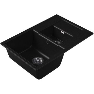 Мойка кухонная прямоугольная Dr. Gans (Др. Ганс) Астра (Astra) 760К Черный (25.065.D0760.407)