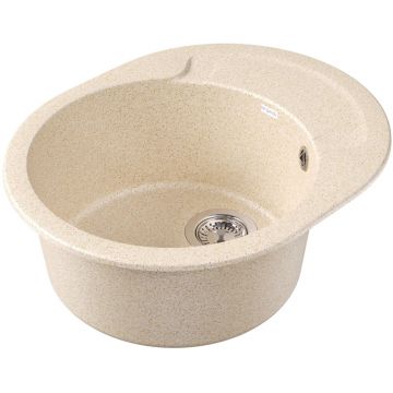 Мойка кухонная овальная Dr. Gans (Др. Ганс) Берта 580 Дюна (25.040.B0580.402)