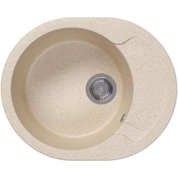 Мойка кухонная овальная Dr. Gans (Др. Ганс) Берта 580 Дюна (25.040.B0580.402)