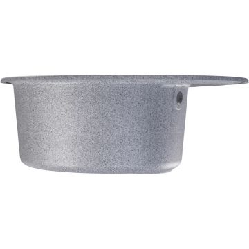 Мойка кухонная овальная Dr. Gans (Др. Ганс) Берта 580 Серый (25.040.B0580.408)