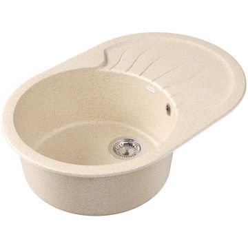 Мойка кухонная овальная Dr. Gans (Др. Ганс) Берта 760 Дюна (25.040.C0760.402)