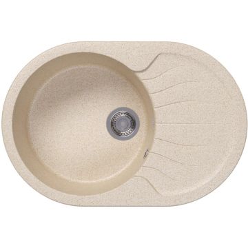 Мойка кухонная овальная Dr. Gans (Др. Ганс) Берта 760 Дюна (25.040.C0760.402)