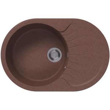 Мойка кухонная овальная Dr. Gans (Др. Ганс) Берта 760 Терракота (25.040.C0760.406)