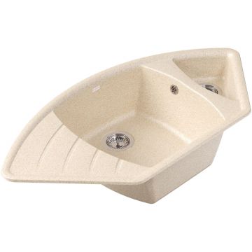 Мойка кухонная угловая Dr. Gans (Др. Ганс) Габи Дюна (25.050.E1015.402)