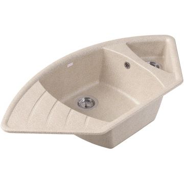 Мойка кухонная угловая Dr. Gans (Др. Ганс) Габи Терра (25.050.E1015.405)