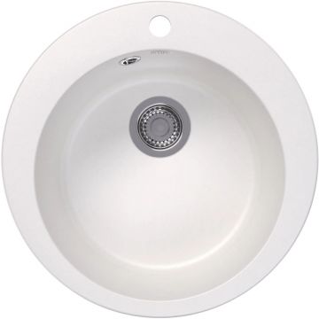 Мойка кухонная округлая Dr. Gans (Др. Ганс) Гала Белый (25.010.B0510.401)