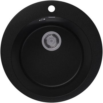 Мойка кухонная округлая Dr. Gans (Др. Ганс) Гала Черный (25.010.B0510.407)