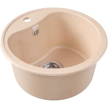 Мойка кухонная округлая Dr. Gans (Др. Ганс) Дора Латте (25.015.B0435.403)