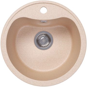 Мойка кухонная округлая Dr. Gans (Др. Ганс) Дора Латте (25.015.B0435.403)