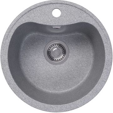 Мойка кухонная округлая Dr. Gans (Др. Ганс) Дора Серый (25.015.B0435.408)