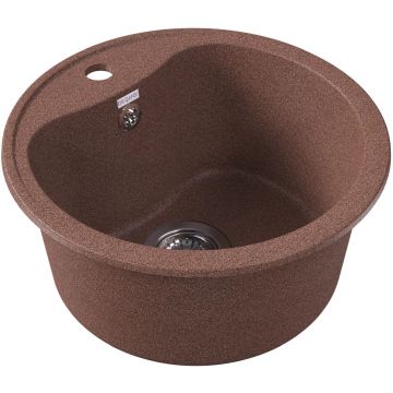 Мойка кухонная округлая Dr. Gans (Др. Ганс) Дора Терракота (25.015.B0435.406)