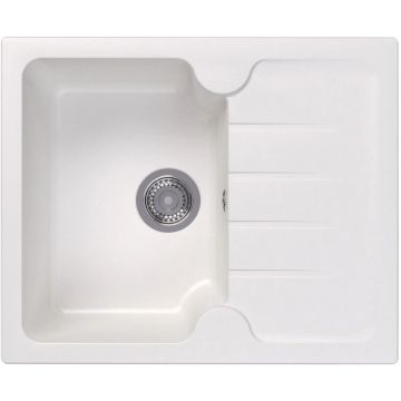 Мойка кухонная прямоугольная Dr. Gans (Др. Ганс) Лора 620 Белый (25.020.A0620.401)