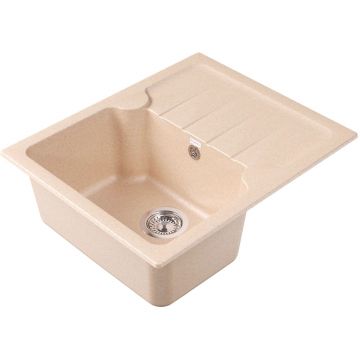 Мойка кухонная прямоугольная Dr. Gans (Др. Ганс) Лора 620 Латте (25.020.A0620.403)