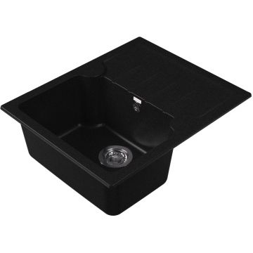 Мойка кухонная прямоугольная Dr. Gans (Др. Ганс) Лора 620 Черный (25.020.A0620.407)