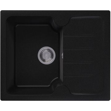 Мойка кухонная прямоугольная Dr. Gans (Др. Ганс) Лора 620 Черный (25.020.A0620.407)