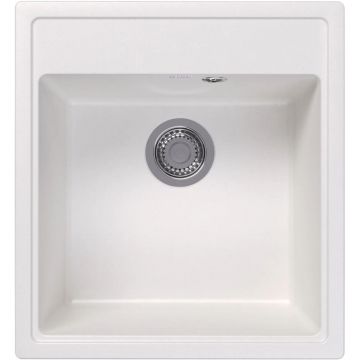 Мойка кухонная прямоугольная Dr. Gans (Др. Ганс) Ника (Nika) 470 Белый (25.070.B0470.401)