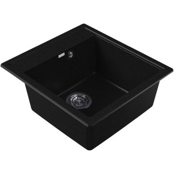 Мойка кухонная прямоугольная Dr. Gans (Др. Ганс) Ника (Nika) 470 Черный (25.070.B0470.407)
