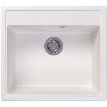 Мойка кухонная прямоугольная Dr. Gans (Др. Ганс) Ника (Nika) 570 Белый (25.070.D0570.401)