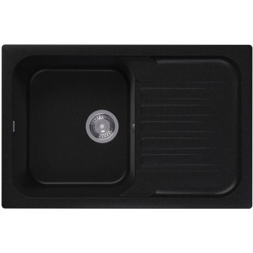 Мойка кухонная прямоугольная Dr. Gans (Др. Ганс) Адель Черный (25.090.C0780.407)