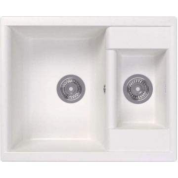 Мойка кухонная прямоугольная Dr. Gans (Др. Ганс) Астра (Astra) 620К Белый (25.065.D0620.401)