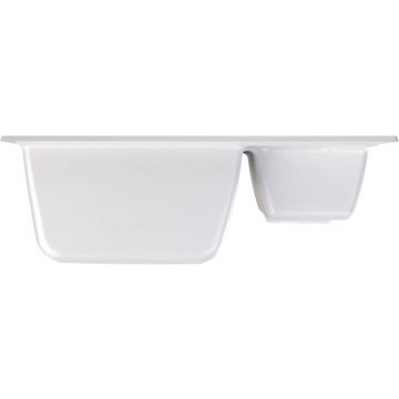 Мойка кухонная прямоугольная Dr. Gans (Др. Ганс) Астра (Astra) 620К Белый (25.065.D0620.401)