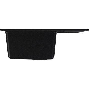 Мойка кухонная прямоугольная Dr. Gans (Др. Ганс) Ника (Nika) 580 Черный (25.070.B0580.407)