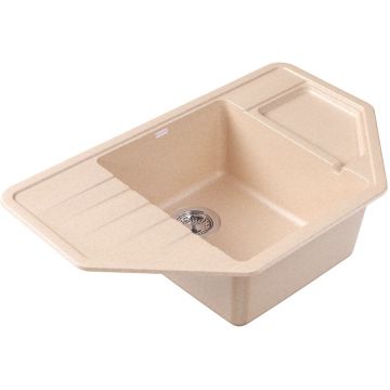 Мойка кухонная угловая Dr. Gans (Др. Ганс) Рио Латте (25.080.C0800.403)