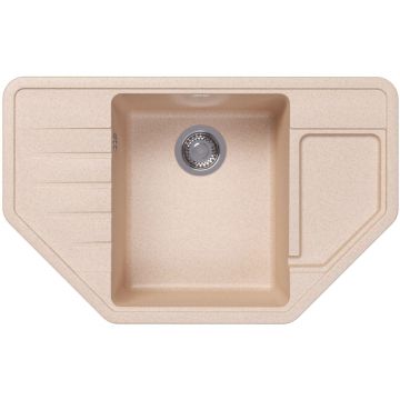 Мойка кухонная угловая Dr. Gans (Др. Ганс) Рио Латте (25.080.C0800.403)