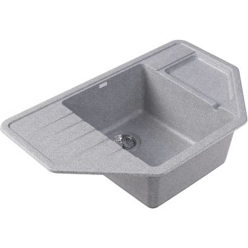 Мойка кухонная угловая Dr. Gans (Др. Ганс) Рио Серый (25.080.C0800.408)
