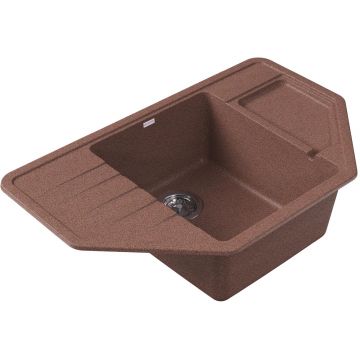 Мойка кухонная угловая Dr. Gans (Др. Ганс) Рио Терракота (25.080.C0800.406)