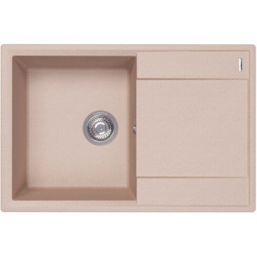 Мойка кухонная прямоугольная Flortek (Флортек) Консул 760 Песочный (23.020.C0760.107)