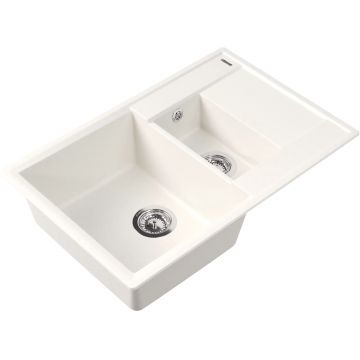 Мойка кухонная прямоугольная Flortek (Флортек) Консул 760К Жасмин (23.025.D0760.201)